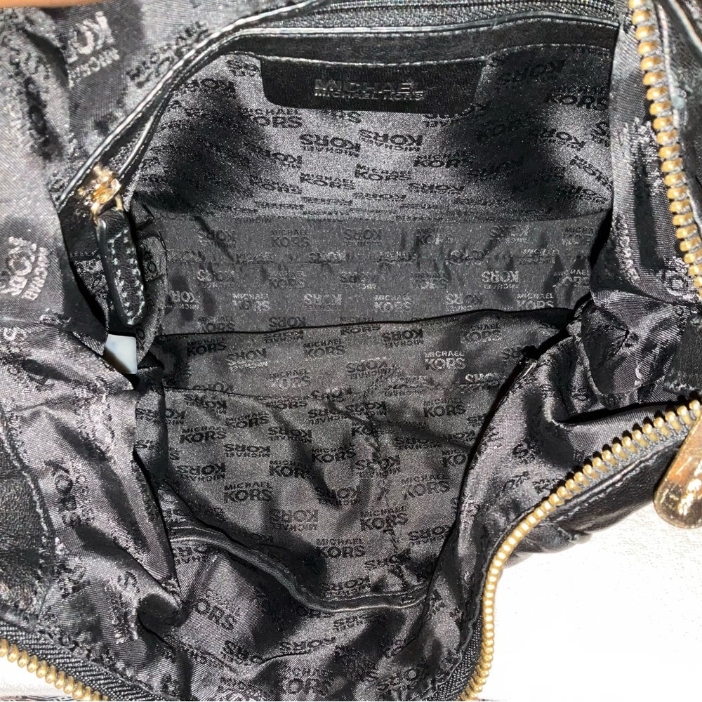 Michael Kors black leather hobo bag - Picture 7 of 8